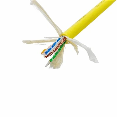 Kabel Ethernet Apung PDK81601-UTP CAT6 – UTP CAT6, Tembaga Telanjang, Insulasi PE, Jaket TPU Berbusa, Untuk Data Bawah Laut & Jaringan Terapung